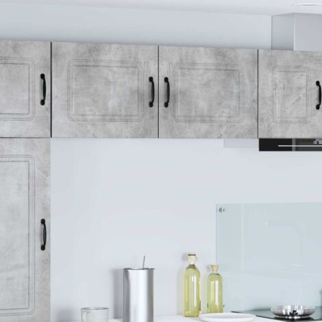 Armoire de cuisine-Meuble de cuisine-Armoire de rangement Kalmar Gris béton 50 x 31 x 40 cm (1/5)