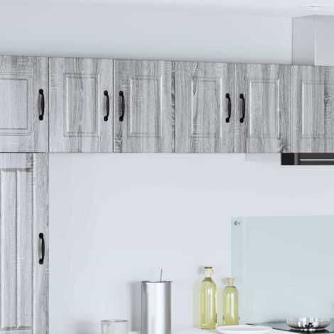 Armoire de cuisine avec étagère-Meuble de cuisine-Armoire de rangement Gris Sonoma 60 x 31 x 40 cm 837538 (1/5)