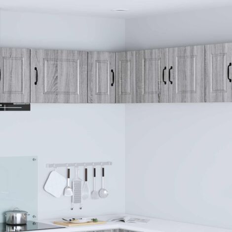 Armoire de cuisine avec étagère-Meuble de cuisine-Armoire de rangement Gris Sonoma 57 x 57 x 40 cm (1/5)