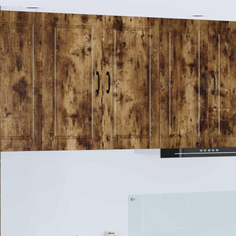 Armoire de cuisine-Meuble de cuisine-Armoire de rangement Chêne fumé 80 x 31 x 80 cm Bois d'ingénierie 479159 (1/5)