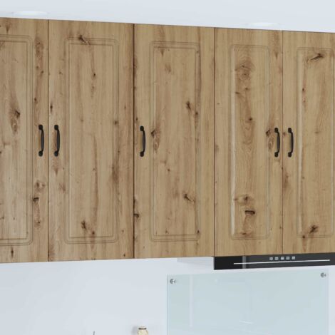 Armoire de cuisine-Meuble de cuisine-Armoire de rangement Kalmar Chêne artisanal 40 x 31 x 100 cm 333504 (1/5)
