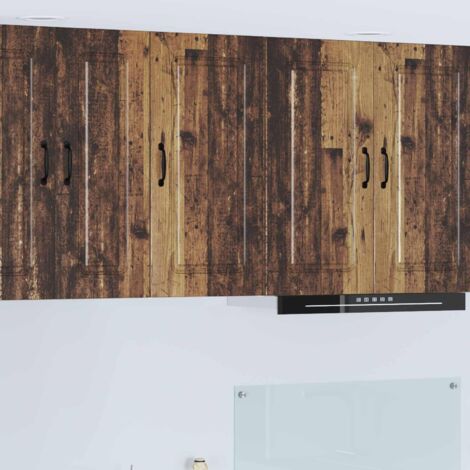 Armoire de cuisine-Meuble de cuisine-Armoire de rangement Kalmar Bois ancien 40 x 31 x 80 cm 136368 (1/5)