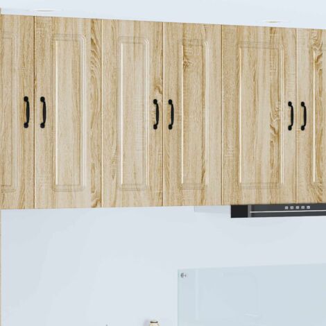 Armoire de cuisine-Meuble de cuisine-Armoire de rangement Kalmar Chêne Sonoma 60 x 31 x 80 cm 295169 (1/5)