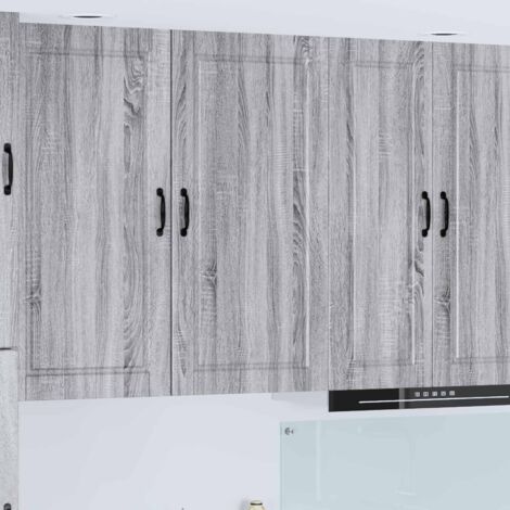 Armoire de cuisine avec étagère-Meuble de cuisine-Armoire de rangement Gris Sonoma 50 x 31 x 100 cm (1/5)