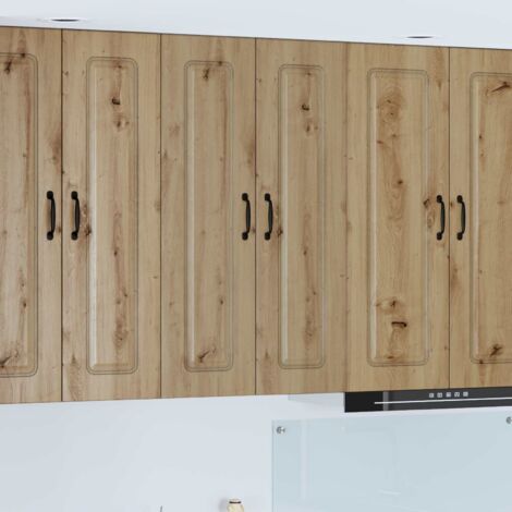 Armoire de cuisine-Meuble de cuisine-Armoire de rangement Kalmar Chêne artisanal 60 x 31 x 100 cm 390758 (1/5)