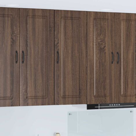 Armoire de cuisine-Meuble de cuisine-Armoire de rangement Kalmar Chêne brun 40 x 31 x 100 cm 337487 (1/5)