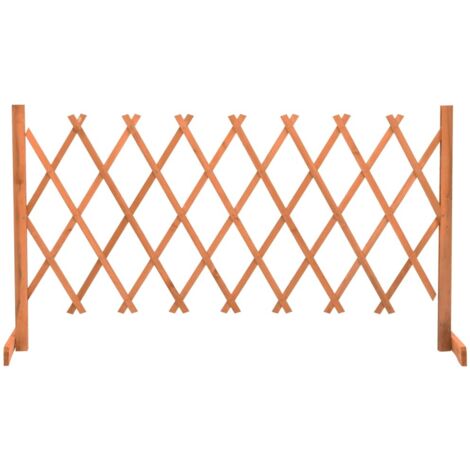 Clôture en treillis de jardin-Grillage de jardin Orange 150x80 cm Bois de sapin (1/5)