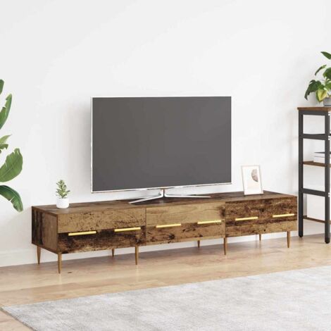 Meuble TV-Banc TV-Meuble Télé Bois Ancien 150 x 36 x 30 cm Bois d'ingénierie 236392 (1/5)