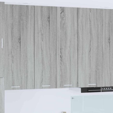 Armoire suspendue avec stockage-Armoire murale-Meuble de rangement murale Gris Sonoma 60 x 31 x 100 cm 246412 (1/5)