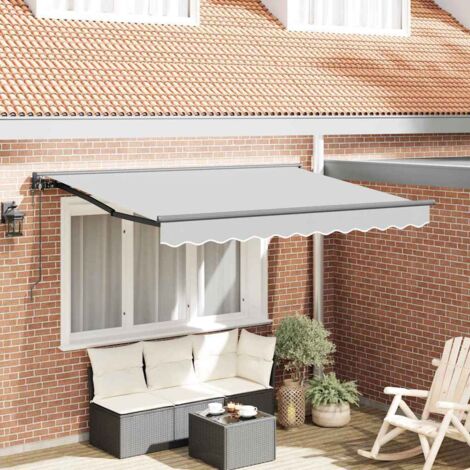 Cadre d'auvent-Support d'auvent Anthracite 3 x 2 m Métal 806226 (1/5)