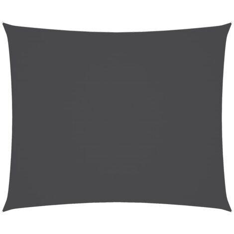 Voile de parasol/Toile d'ombrage Tissu Oxford rectangulaire 5x6 m Anthracite 97447 (1/5)