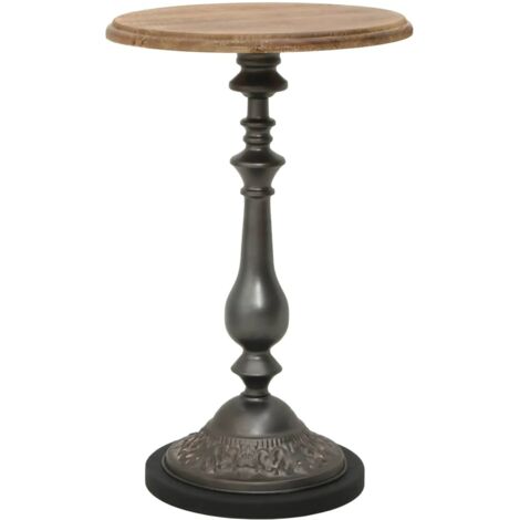 Table d'appoint et bout de canapé - Table Café Bois de sapin massif 40 x 64 cm Marron BV508793 - BonneVie (1/5)