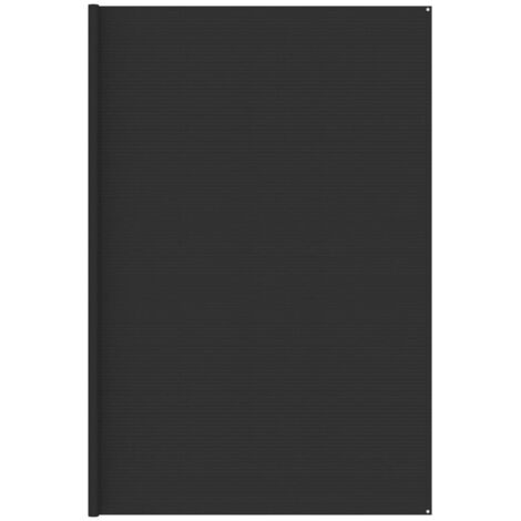 Tapis de tente Terrasse Salon Cuisine - Tapis de jardin 400x600 cm Anthracite BV882700 - BonneVie (1/4)