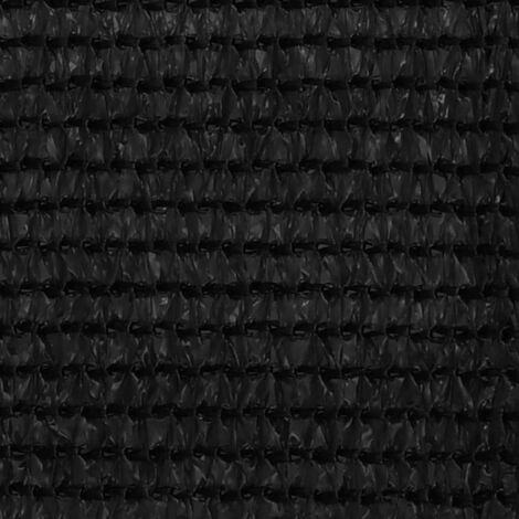 Brise Vue pour Balcon Jardin Terrasse, Écran de balcon, Noir 75x400 cm PEHD OIB4525E (1/5)