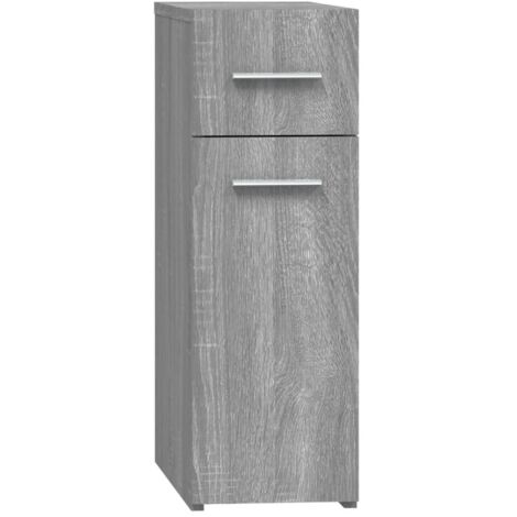 Armoire apothicaire Design moderne, Armoire Etagère de rangement, Sonoma gris 20x45,5x60 cm Bois d'ingénierie OIB5232E (1/5)
