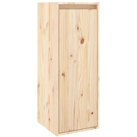Armoire murales Design moderne, Armoire Etagère de rangement, 30x30x80 cm Bois de pin massif OIB2774E (1/5)