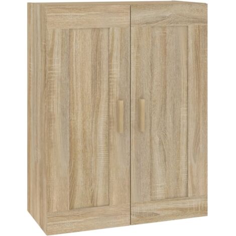 Armoire murales Design moderne, Armoire Etagère de rangement, Chêne sonoma 69,5x32,5x90 cm Bois d'ingénierie OIB9456E (1/5)