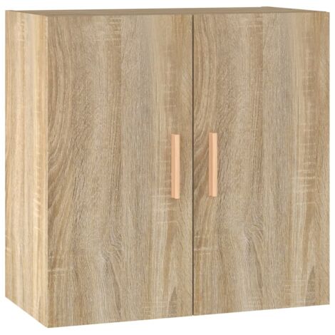 Armoire murales Design moderne, Armoire Etagère de rangement, Chêne sonoma 60x30x60 cm Bois d'ingénierie OIB8469E (1/5)