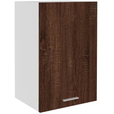 Armoire suspendue Design moderne, Armoire Etagère de rangement, Chêne marron 39,5x31x60 cm Bois d'ingénierie OIB3222E (1/5)