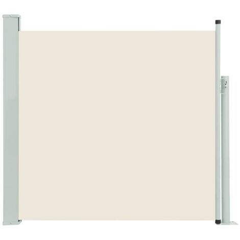 INLIFE Auvent latéral rétractable de patio 170x300 cm Crème (1/5)
