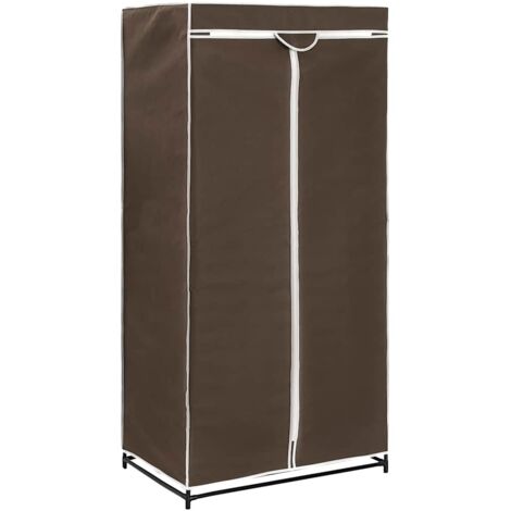 Garde-robe Design moderne, Armoire Etagère de rangement, Marron 75x50x160 cm OIB1666E (1/5)