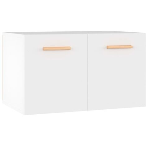 Armoire murales Design moderne, Armoire Etagère de rangement, Blanc 60x36,5x35 cm Bois d'ingénierie OIB5323E (1/5)