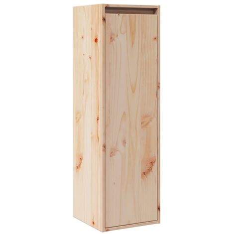 Armoire murales Design moderne, Armoire Etagère de rangement, 30x30x100 cm Bois de pin massif OIB3894E (1/5)