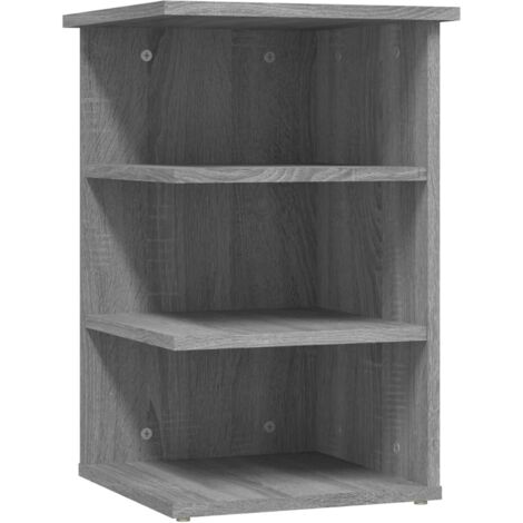 Armoire latérale Sideboard Design moderne, Armoire Etagère de rangement, Sonoma gris 35x35x55 cm Bois d'ingénierie OIB5285E (1/5)