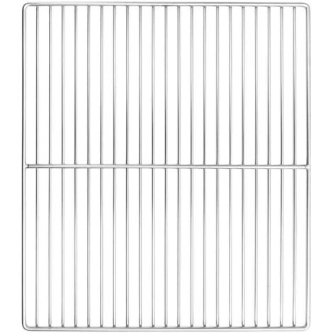 Grille de barbecue-Accessoires pour barbecue Argenté 45 x 40 cm Acier inoxydable (1/5)