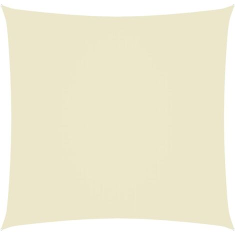 Voile d'ombrage Voile de parasol - Toile d'ombrage Tissu Oxford carré 3x3 m Crème BV894457 - BonneVie (1/5)