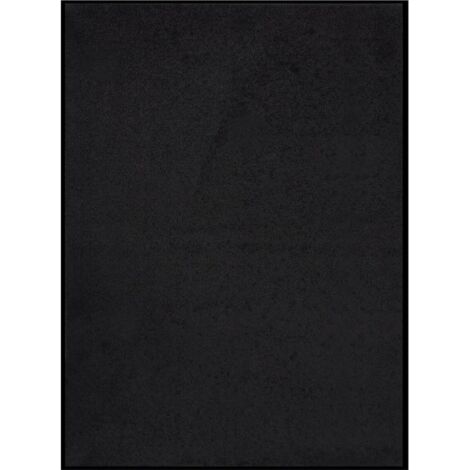 Paillasson Tapis de salon Style Moderne - Tapis de sol Noir 60x80 cm BV444784 - BonneVie (1/5)