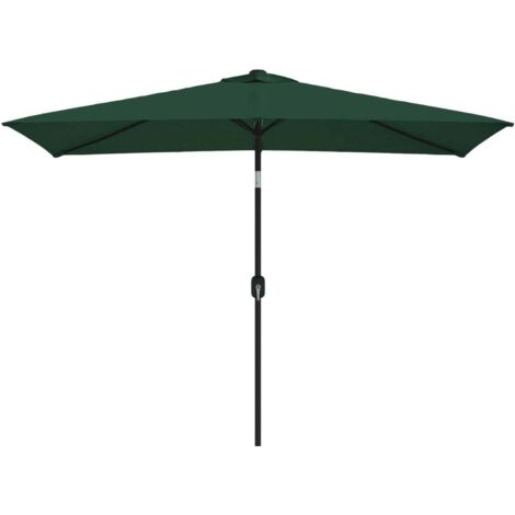 Parasol - Parasol déporté Parasol de Jardin 200 x 300 cm Vert Rectangulaire BV947992 (1/5)