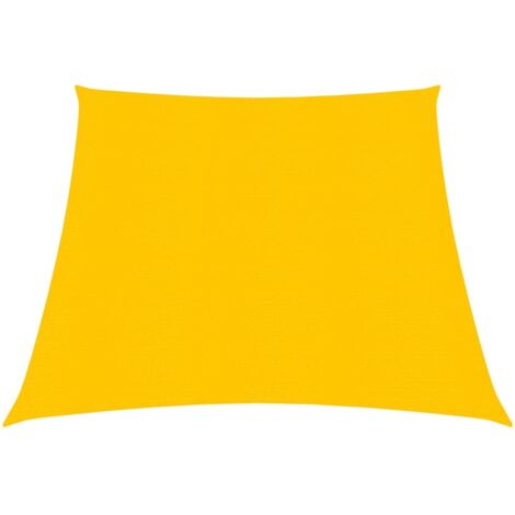 Voile d'ombrage Voile de parasol - 160 g/m² Jaune 3/4x2 m PEHD BV976950 - BonneVie (1/5)