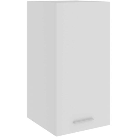 Armoire de cuisine suspendue - Meuble de rangement Style Contemporain Blanc 29,5x31x60 cm Bois d'ingénierie BV180214 - BonneVie (1/5)