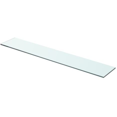 Panneau pour étagère Étagère de Rangement - Meuble de rangement Verre transparent 70 x 12 cm BV414299 - BonneVie (1/3)
