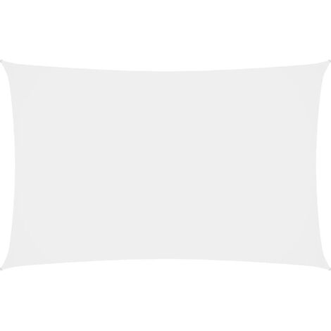 Voile d'ombrage Voile de parasol - Toile d'ombrage Tissu Oxford rectangulaire 3x6 m Blanc BV769143 - BonneVie (1/5)