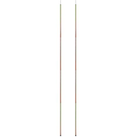 Mâts de parasol 2 pcs - Support parasol 200 cm Acier galvanisé BV800483 - BonneVie (1/5)