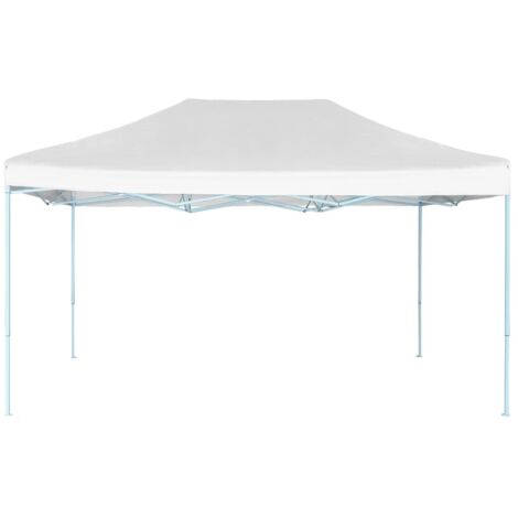 Tente de réception pliable, Pavillon, Pergola, Tente de jardin, 3x4,5 m Blanc OIB5247E (1/5)