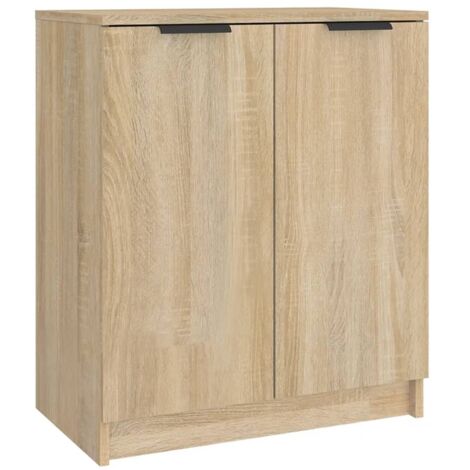 Meuble à Chaussures Étagère à Chaussures - Chêne Sonoma 59x35x70 cm Bois d'ingénierie BV222152 - BonneVie (1/5)