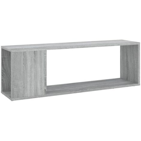 Meuble TV, Étagère TV, Meuble de Salon, Sonoma gris 100x24x32 cm Bois d'ingénierie OIB4830E (1/5)