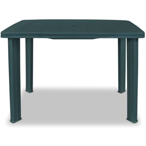 Table de jardin Table d'appoint, Table de Balcon, Vert 101 x 68 x 72 cm Plastique OIB2901E (1/5)