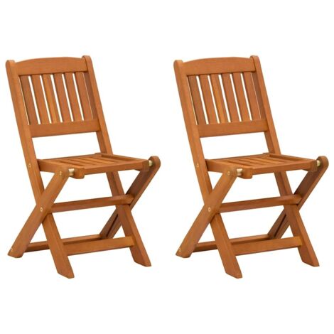 Lot de 2 Chaises de salle à manger pour enfants - Chaises à dîner Bois d'eucalyptus BV568429 - BonneVie (1/5)
