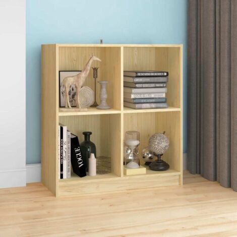 Buffet - Armoire de rangement Enfilade 70x33x76 cm Bois de pin massif BV650433 - BonneVie (1/5)