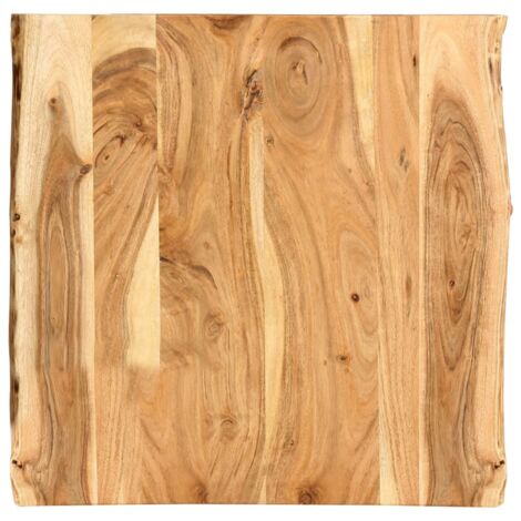 Plateau De Table Plan de travail - Bois d'acacia massif 58x(50-60)x2,5 cm BV233160 - BonneVie