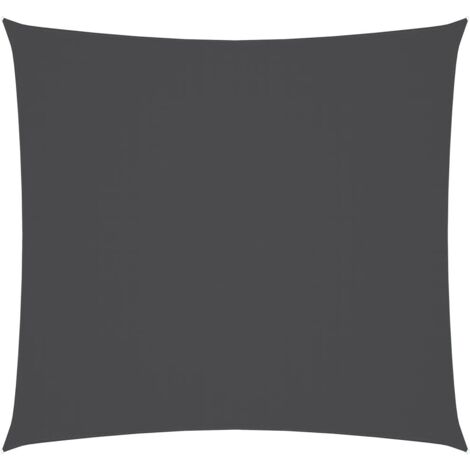 Voile d'ombrage Voile de parasol - Toile d'ombrage Tissu Oxford carré 7x7 m Anthracite BV308340 - BonneVie (1/5)