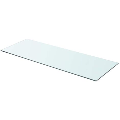 Panneau pour étagère Étagère de Rangement - Meuble de rangement Verre transparent 80 x 30 cm BV943752 - BonneVie (1/3)