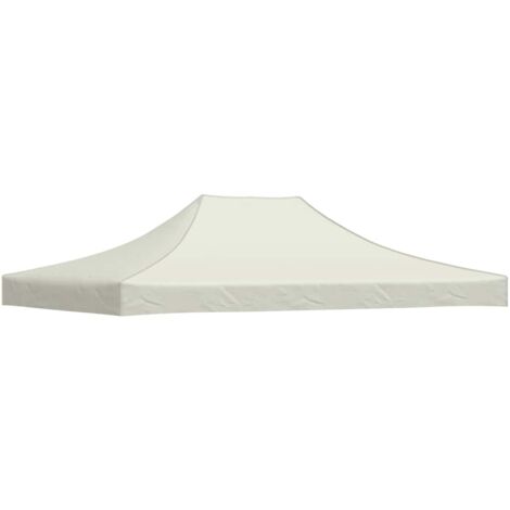 Toit de tente de réception Rapide à Installer Tonnelle Tente Pavillon - 4x3 m Crème 270 g/m² BV931005 - BonneVie (1/5)