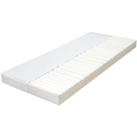 Luxe Matelas de lit pour Adulte et Enfant - 120 x 200 cm 7 zones Mousse PU 10 cm H2 H3 BV853008 - BonneVie (1/5)