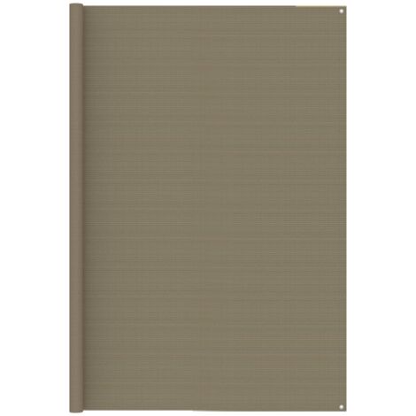 Tapis de tente Terrasse Salon Cuisine - Tapis de jardin 250x600 cm Taupe BV548584 (1/4)