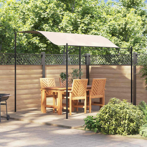 Tonnelle de Jardin Tente de réception - Rapide à Installer Tissu Blanc crème BV356440 - BonneVie (1/4)